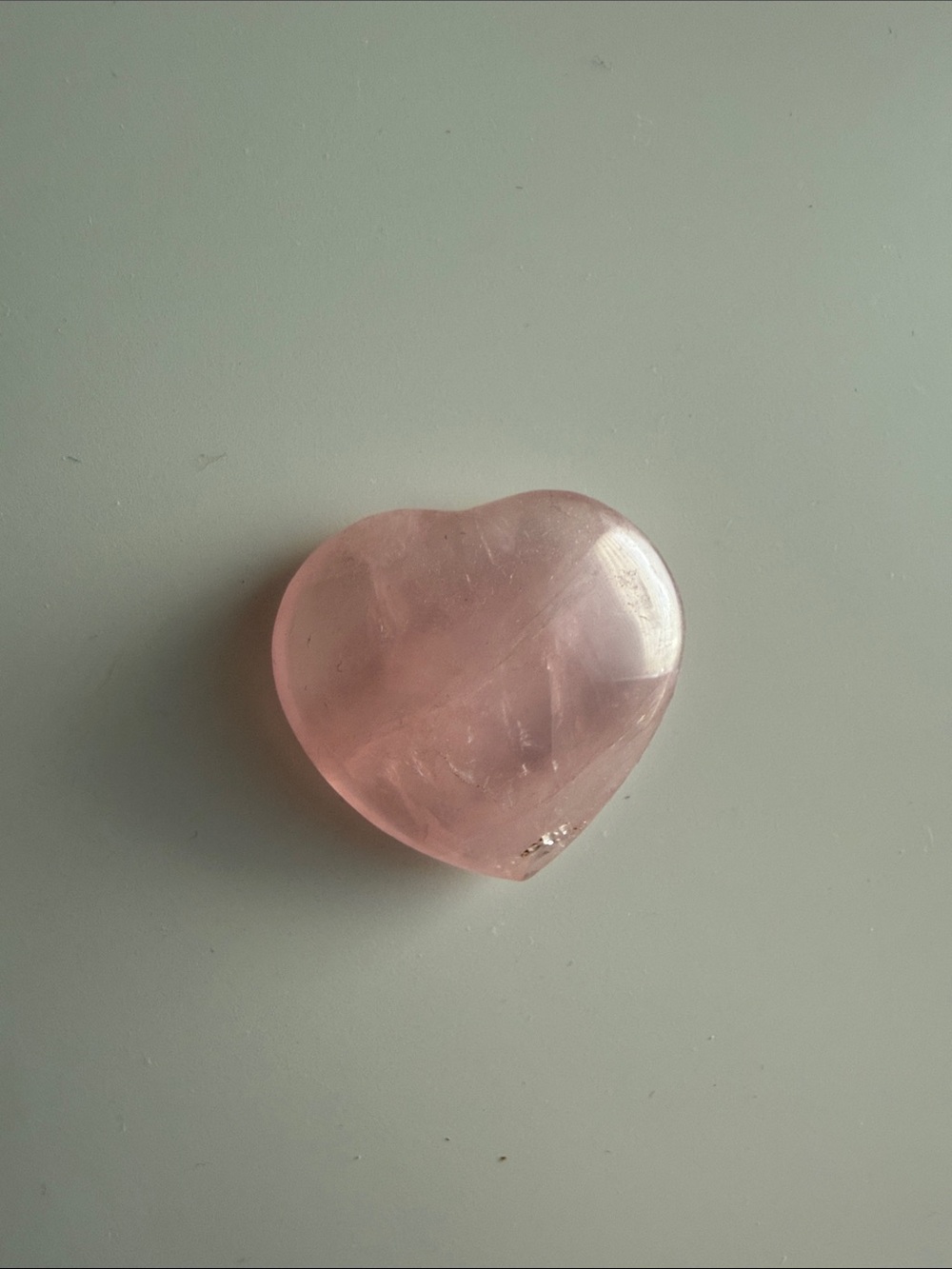 Rose Quartz Heart